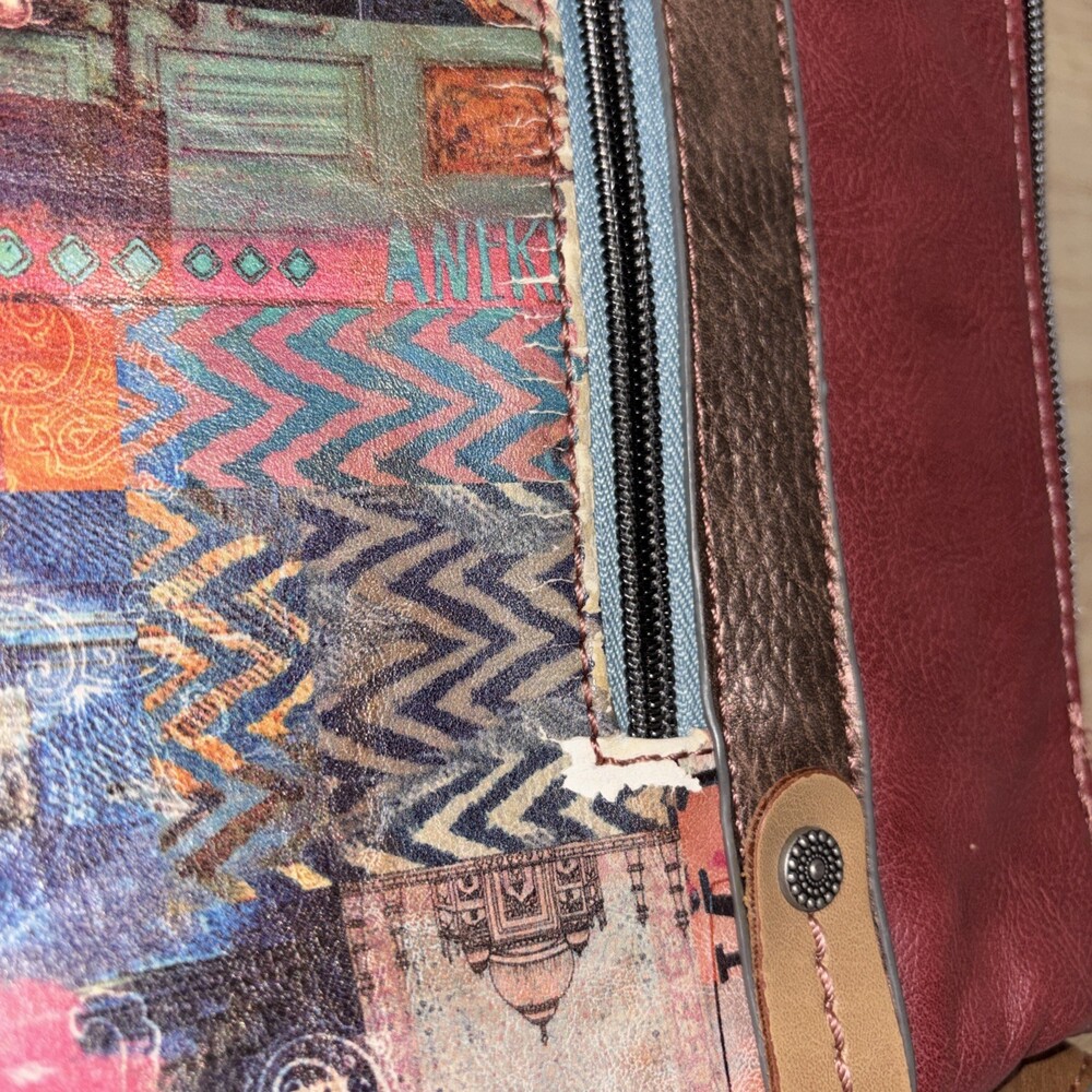 Anekke bag Travelling To India Crossbody Retired 2019 *Flaws* - Picture 7 of 11